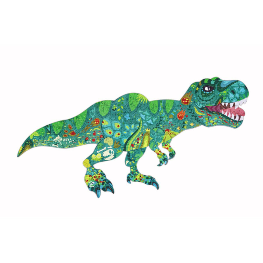 Puzzle de Piso Brillante de Dinosaurios 200 Pzs Hape