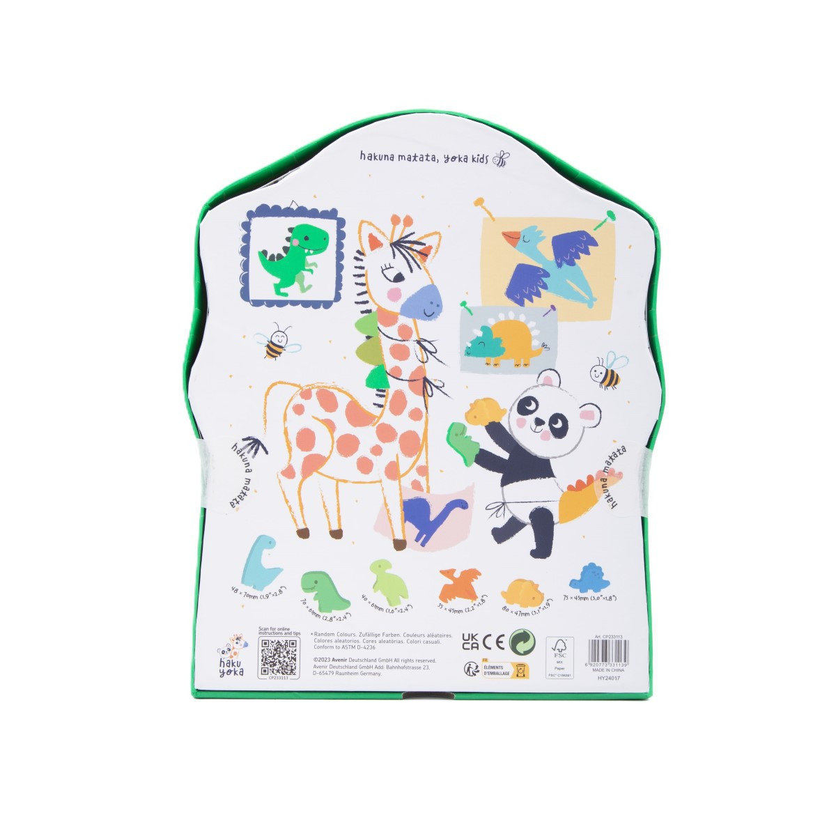 Crayones Dinofinger x 6 Haku Yoka