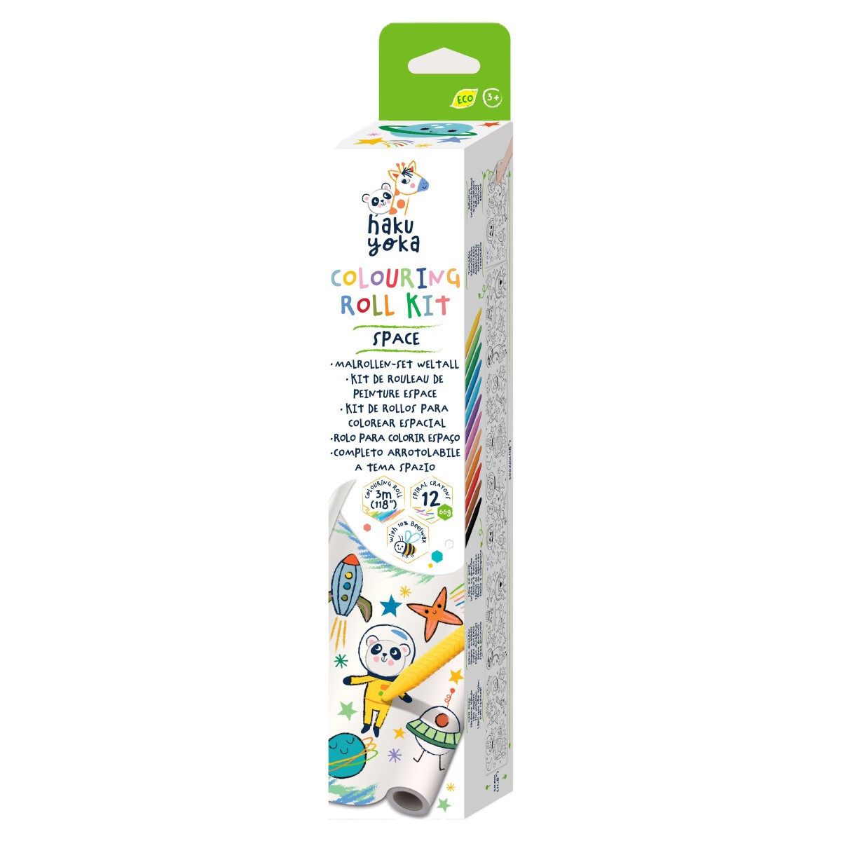 Kit de Rollo para Colorear Space Haku Yoka