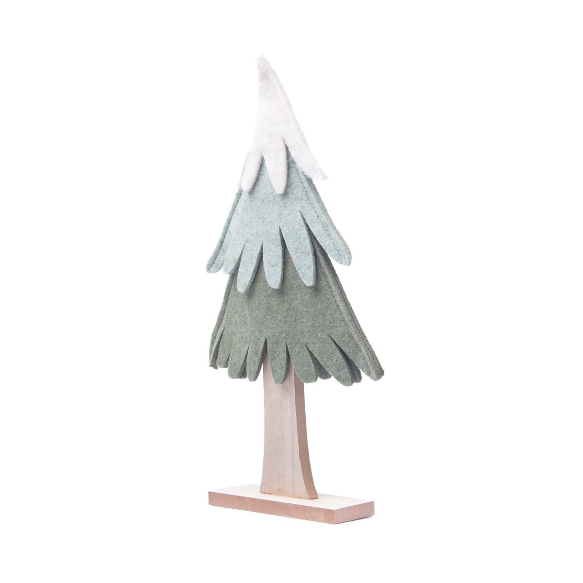 Adorno de Pino de Madera y Tela 30 cm Alparamis