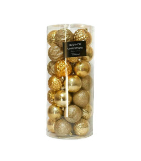 Bolas Doradas de 6 cm x 35 Alparamis