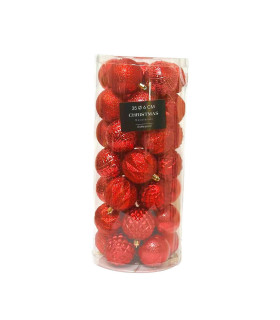 Bolas Rojas de 6 cm x 35 Alparamis