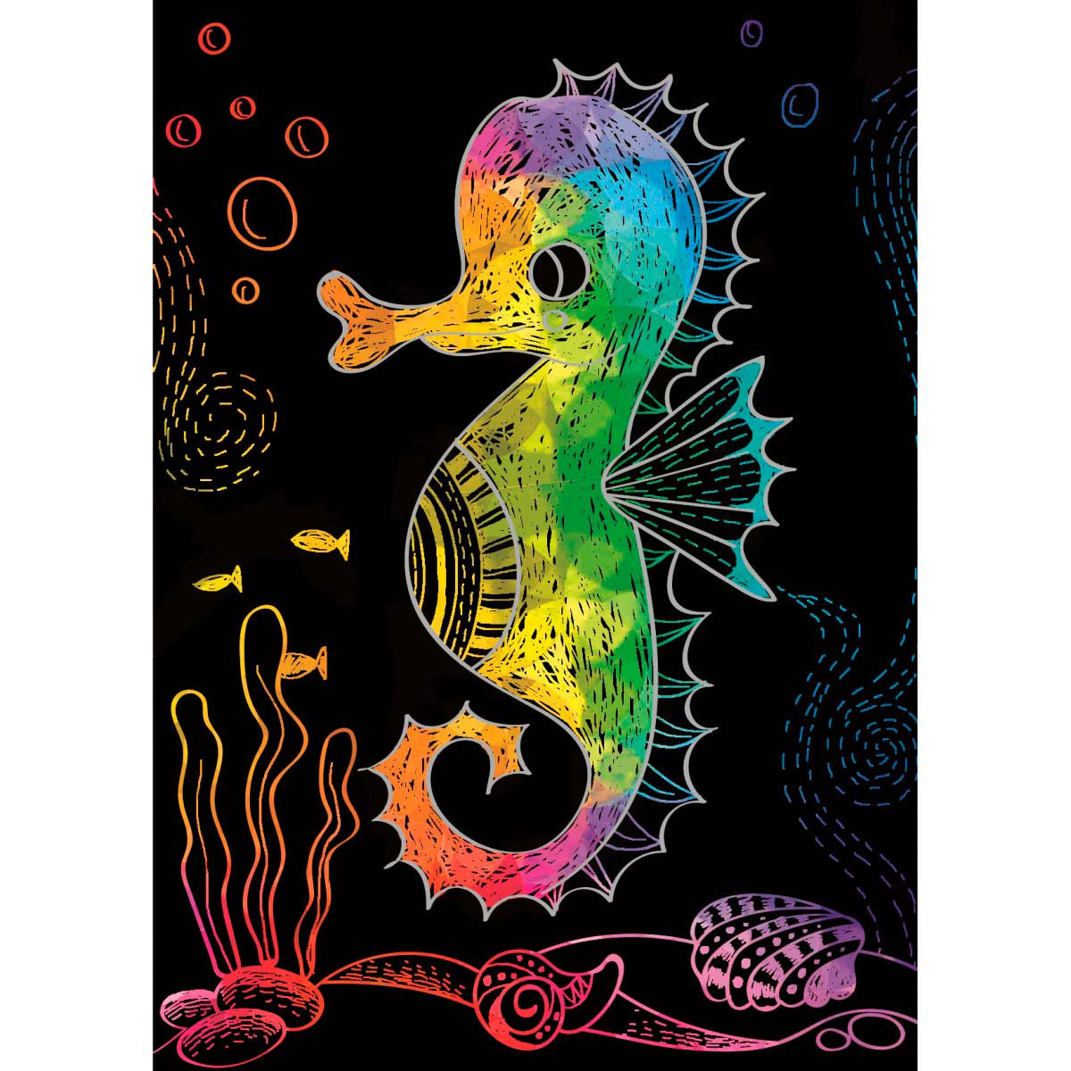Mini Scratch Book Bajo el Mar Avenir