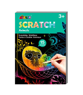 Mini Scratch Book Animales Avenir