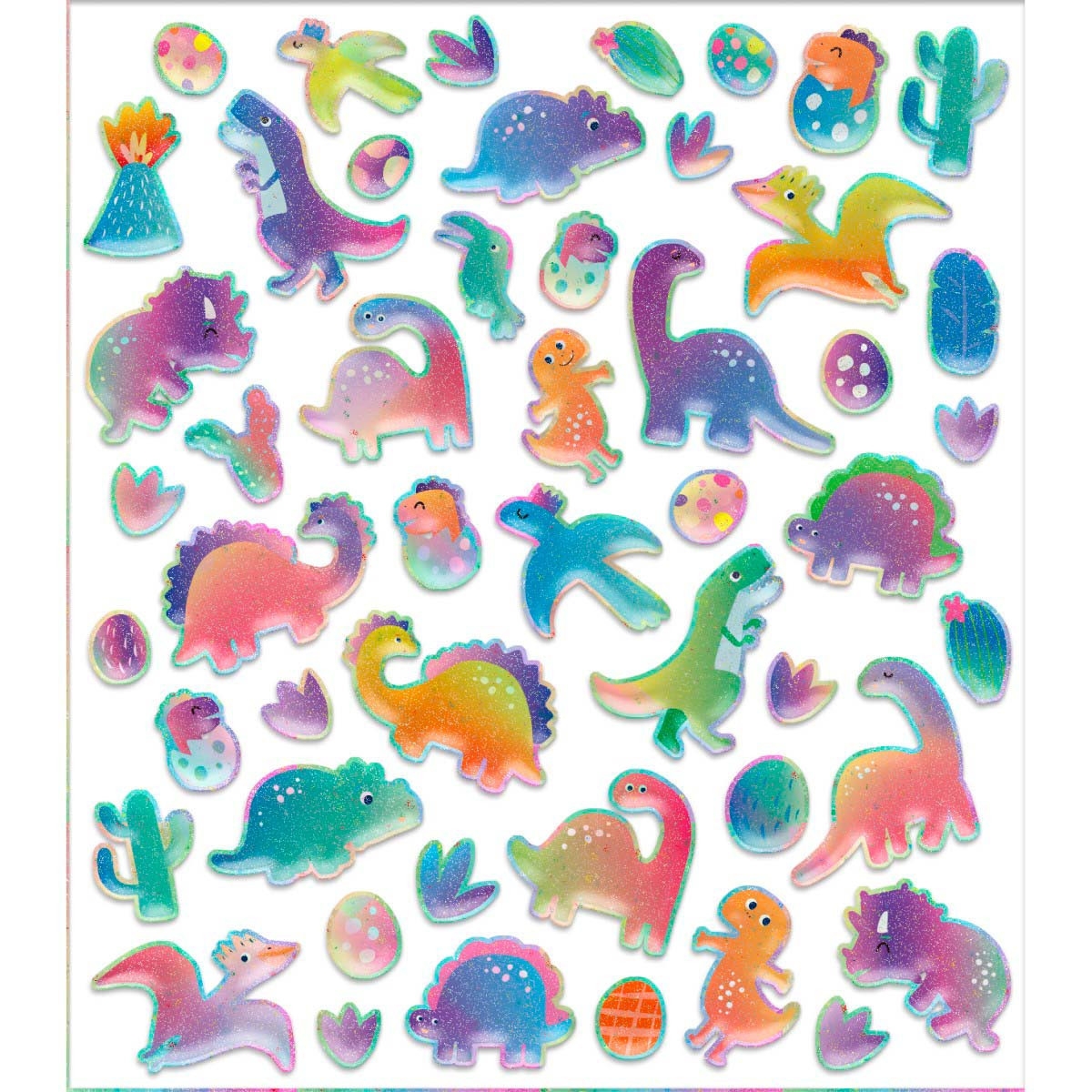 Puffy 3D Stickers Dinosaurios Avenir