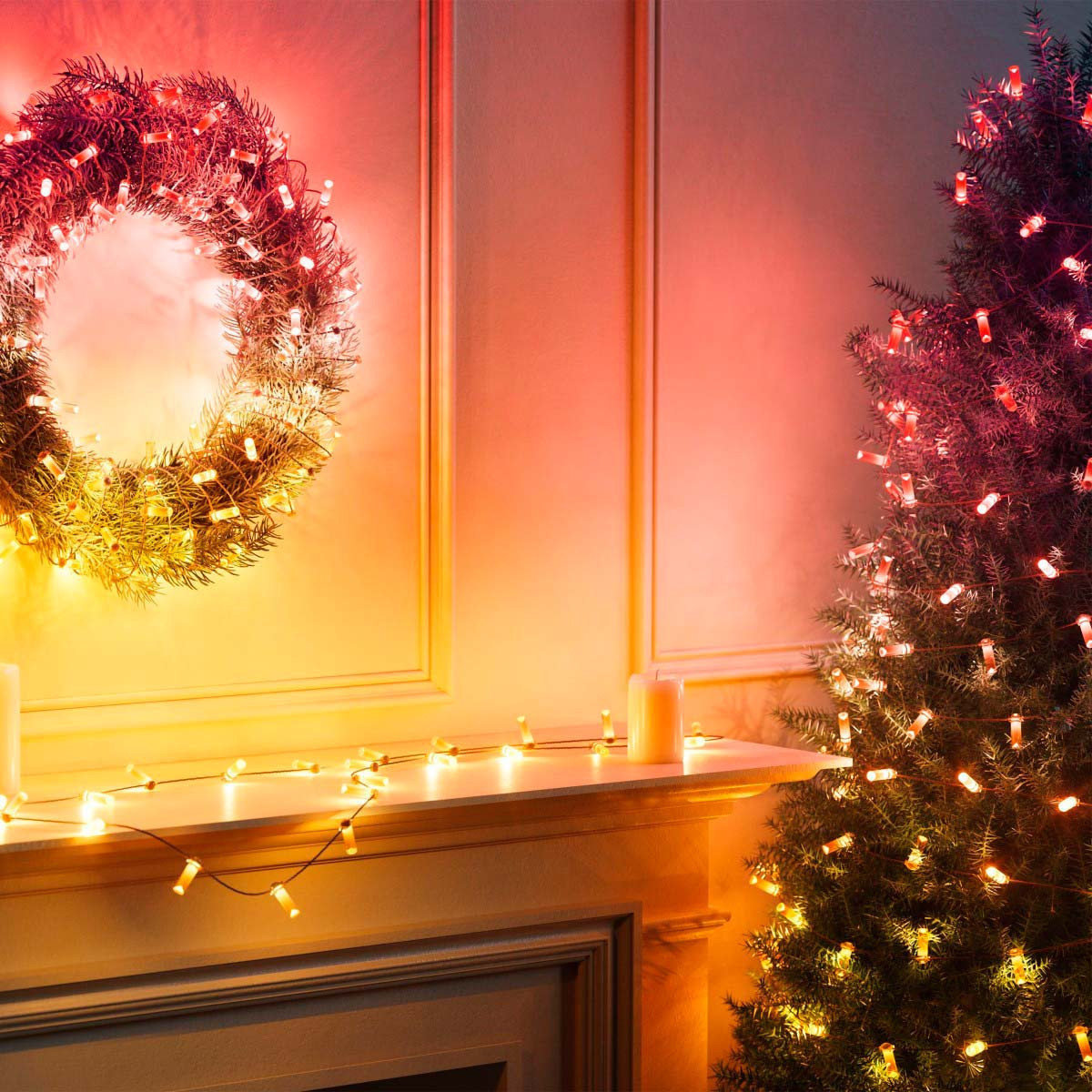200 Luces LED Decorativas Inteligentes Candies Candles RGB USBC Twinkly