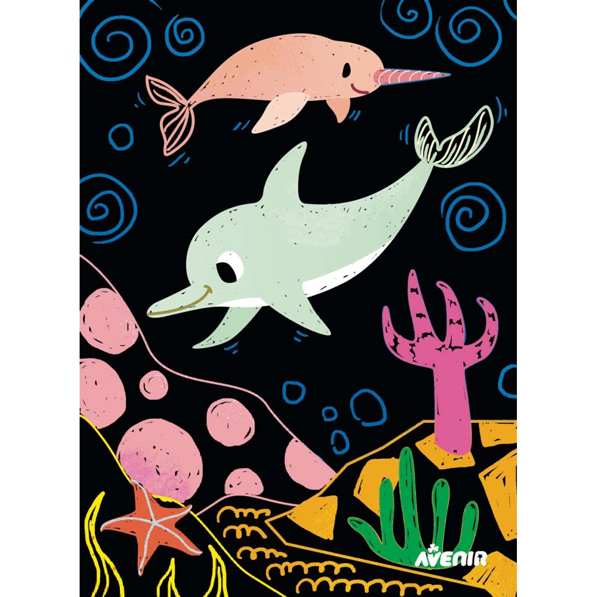 Scratch Art Junior My Sea Friends Avenir
