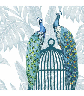 Servilletas 33 x 33 cm Peacocks