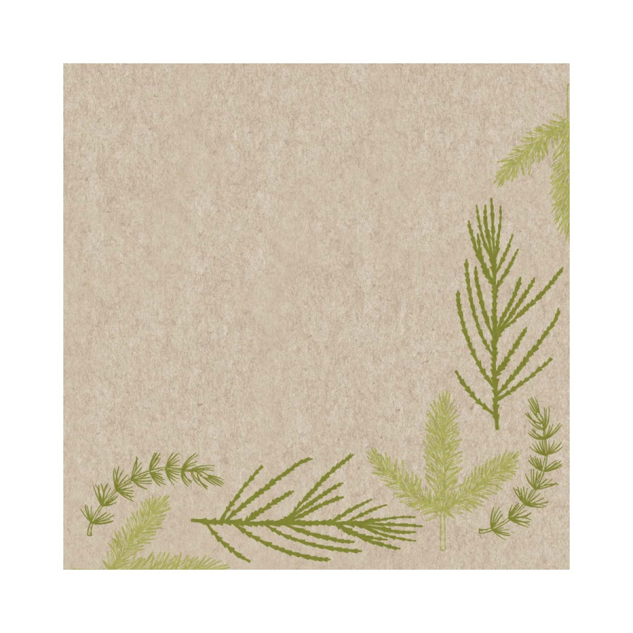 Servilletas Recicladas 24 x 24 cm Forest Finds