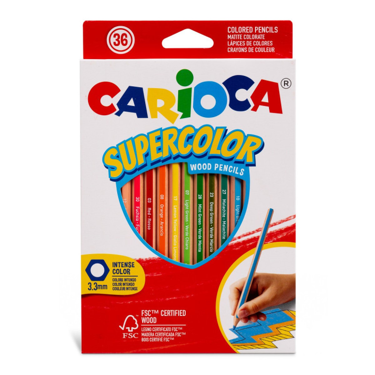 Lápices Carioca Supercolor x 36