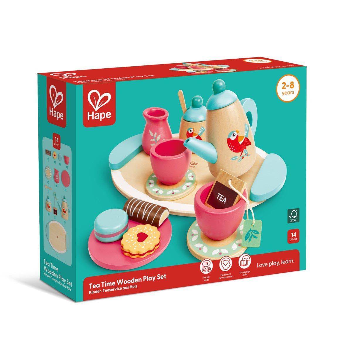 Juego de Té de Madera Hape