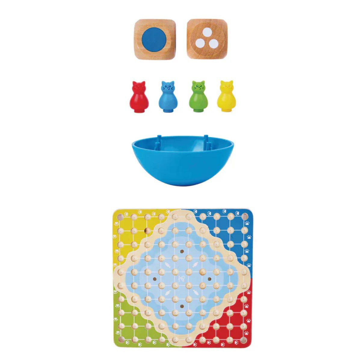 Juego de Mesa de la Isla Tambaleante del Gato Hape