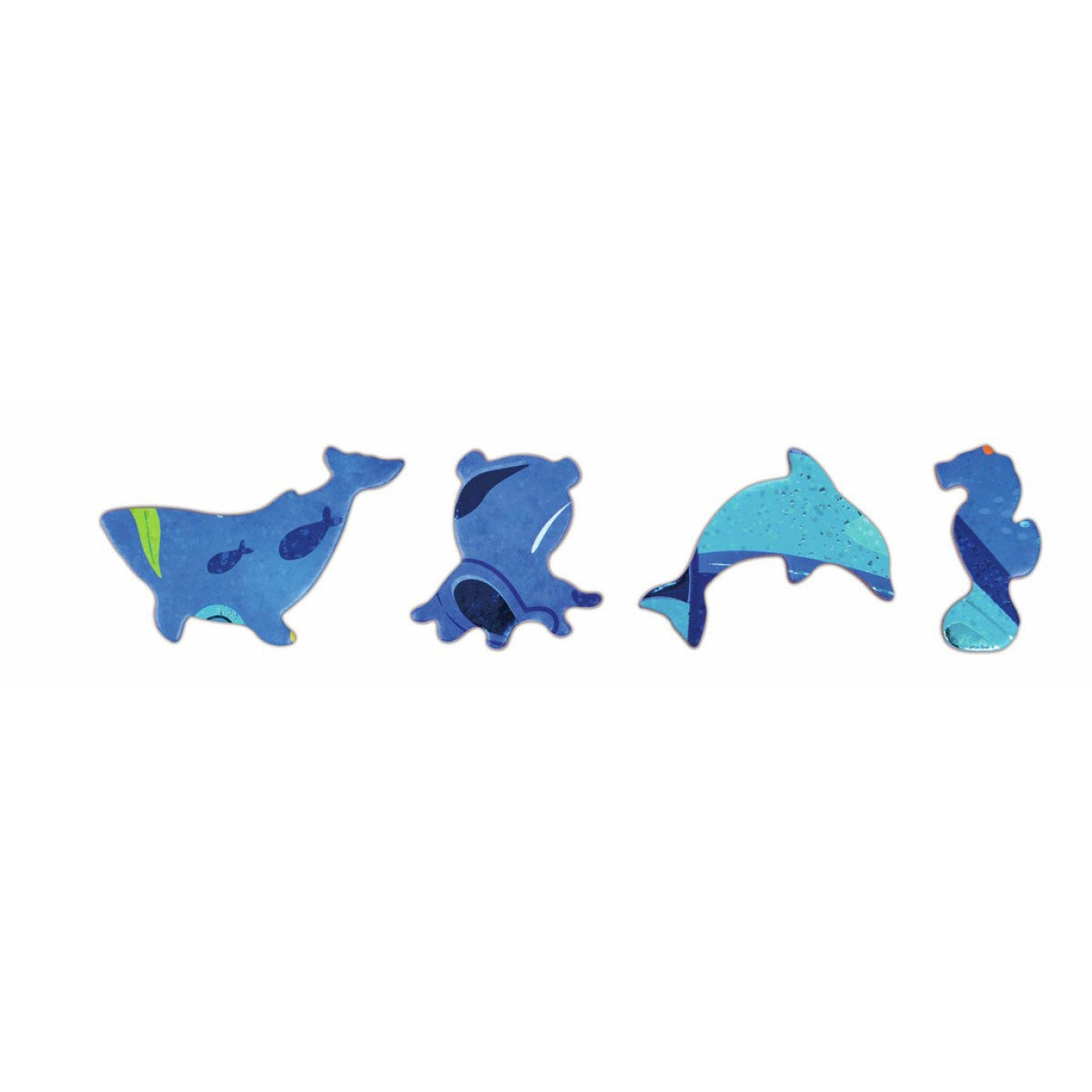 Puzzle de Piso Brillante de Ballena 200 Pzs Hape