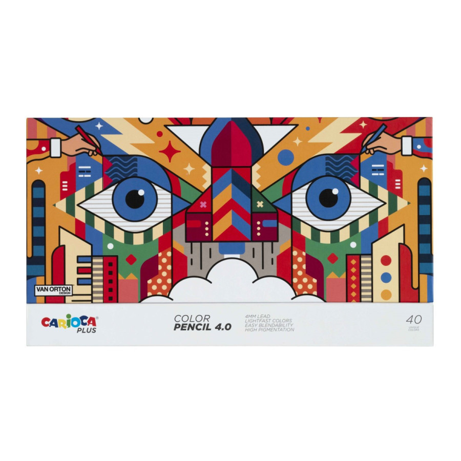 Lápices de Colores Carioca Plus 4.0 x 40