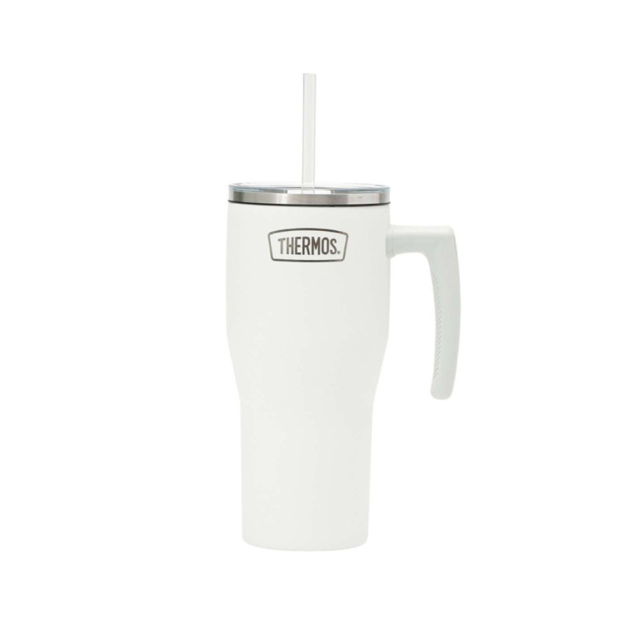 Taza Térmica con Asa y Sorbete Thermos Classic 850 ml Blanco