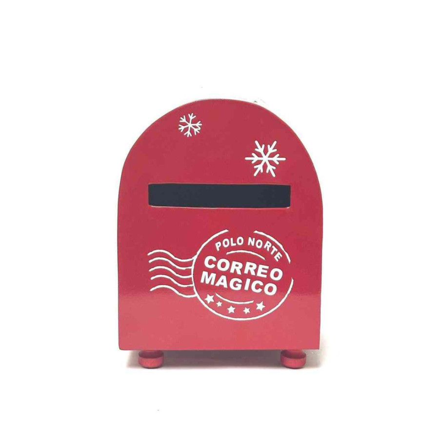 Adorno Metálico Buzón de Papá Noel