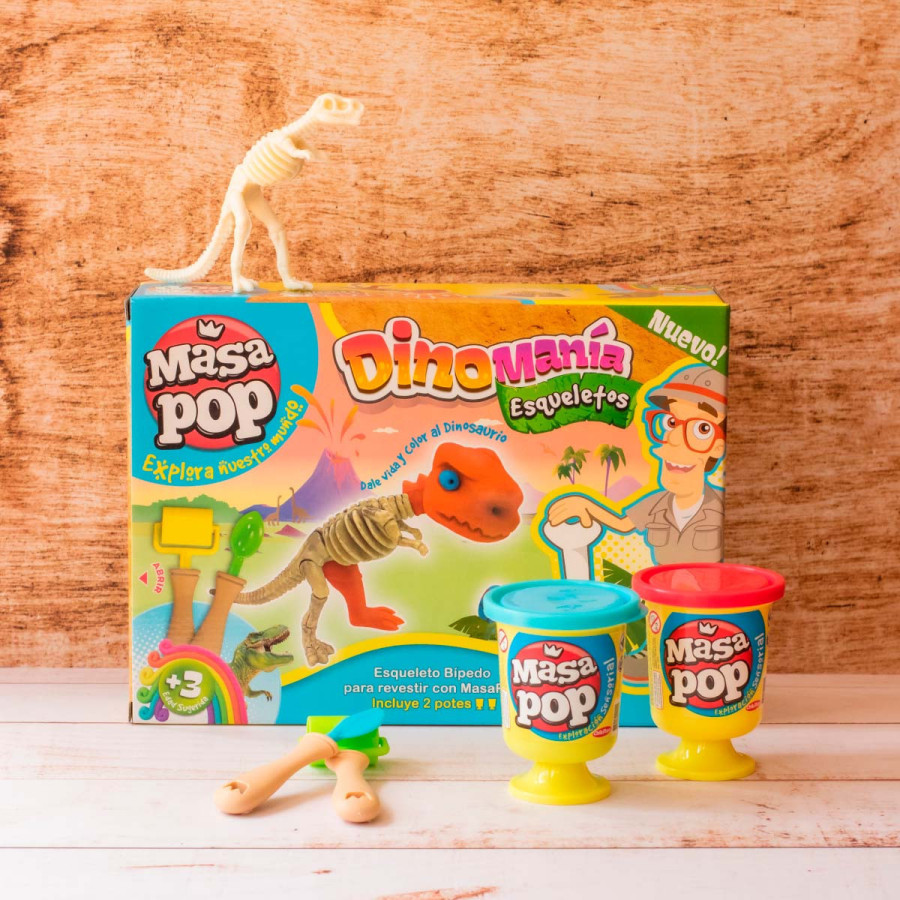 Set Esqueleto Masa Pop Dinomanía
