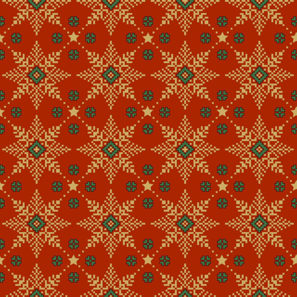 Servilletas 33 x 33 cm Golden Snow Red Xmas