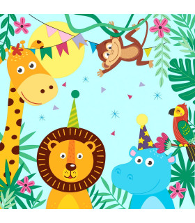 Servilletas 33 x 33 cm Party Animals