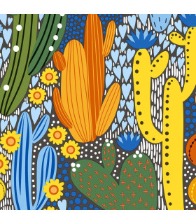 Servilletas 33 x 33 cm Cacti Color