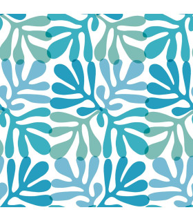 Servilletas 33 x 33 cm Coral Pattern Blue