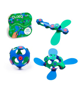 Set Itsy Verde y Azul 18 Piezas Clixo