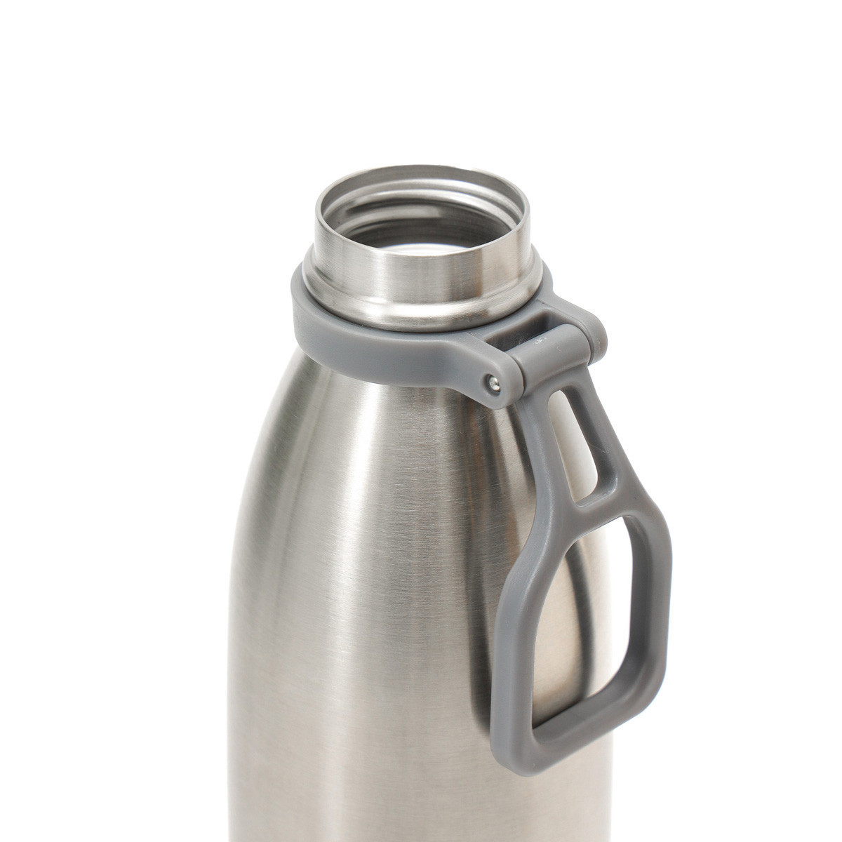 Botella Térmica 750 ml con Tapa a Rosca y Manija Thermos Acero