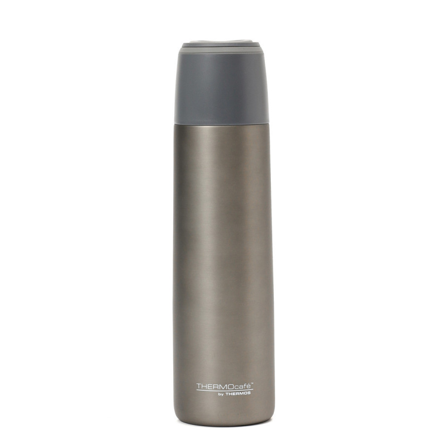Termo 1000 ml con Tapa a Rosca Pico Vertedor y Taza Thermos Gris