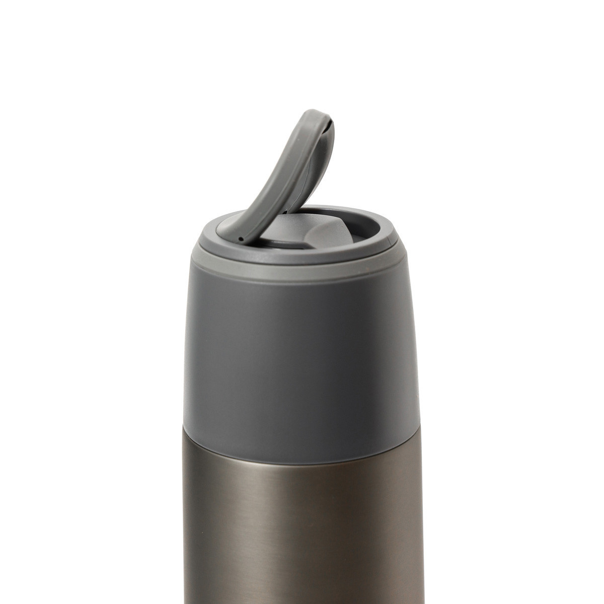 Termo 1000 ml con Tapa a Rosca Pico Vertedor y Taza Thermos Gris