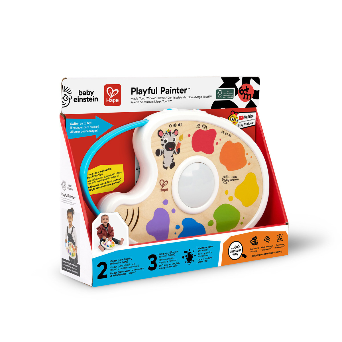 Paleta de Juguete Alegre Pintor Hape