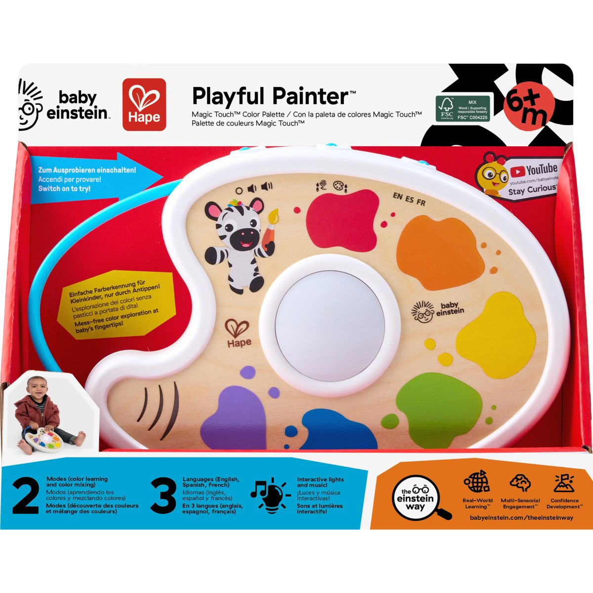 Paleta de Juguete Alegre Pintor Hape