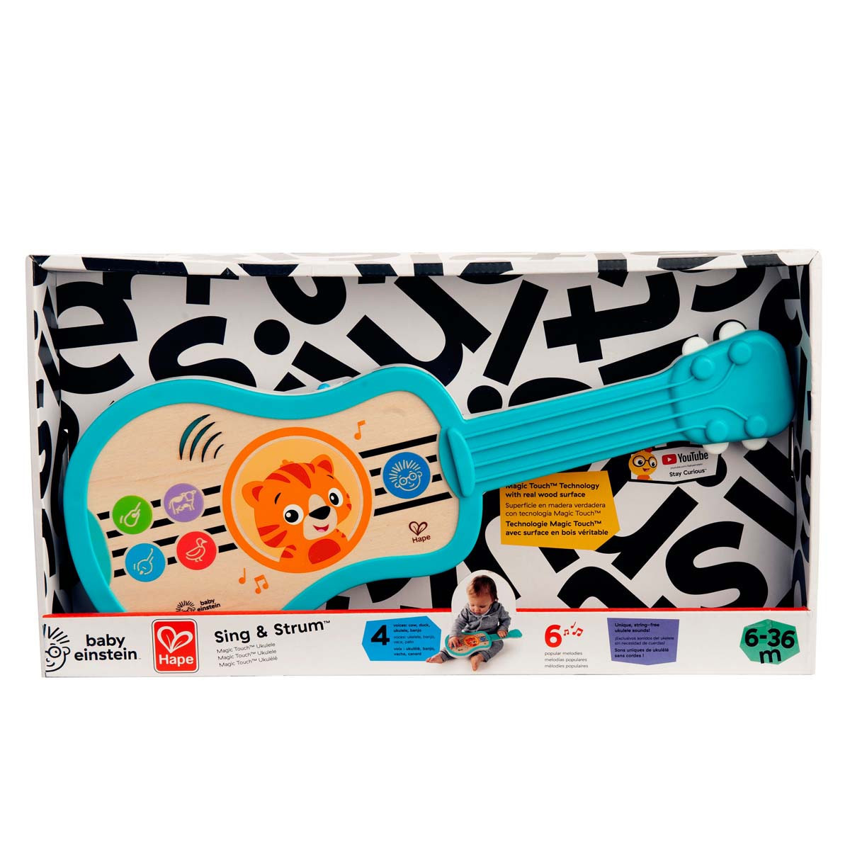 Ukelele Magic Touch Sing & Strum Baby Einstein Hape