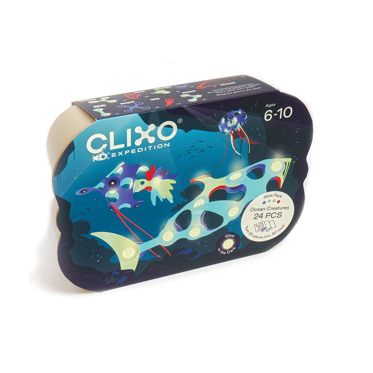 Set Criaturas del Océano 24 Piezas Clixo