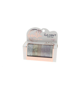 Washi Tape Box 5 Rollos de 4 m Correo Ibicraft