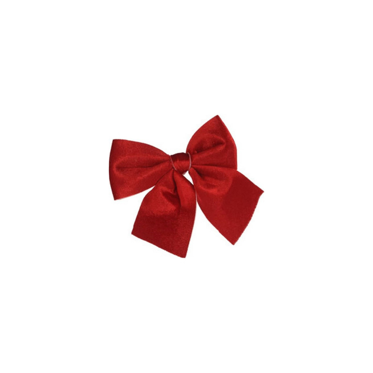 Set de 2 Moños de Terciopelo Rojo 13 cm Alparamis