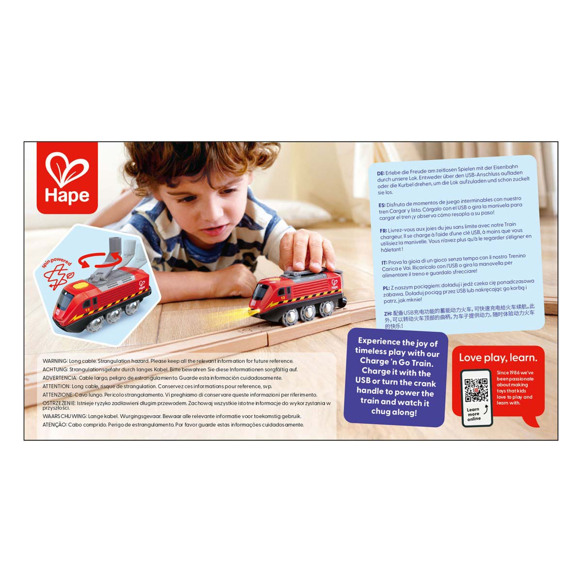 Locomotora de Tren Accionada por Manivela Hape