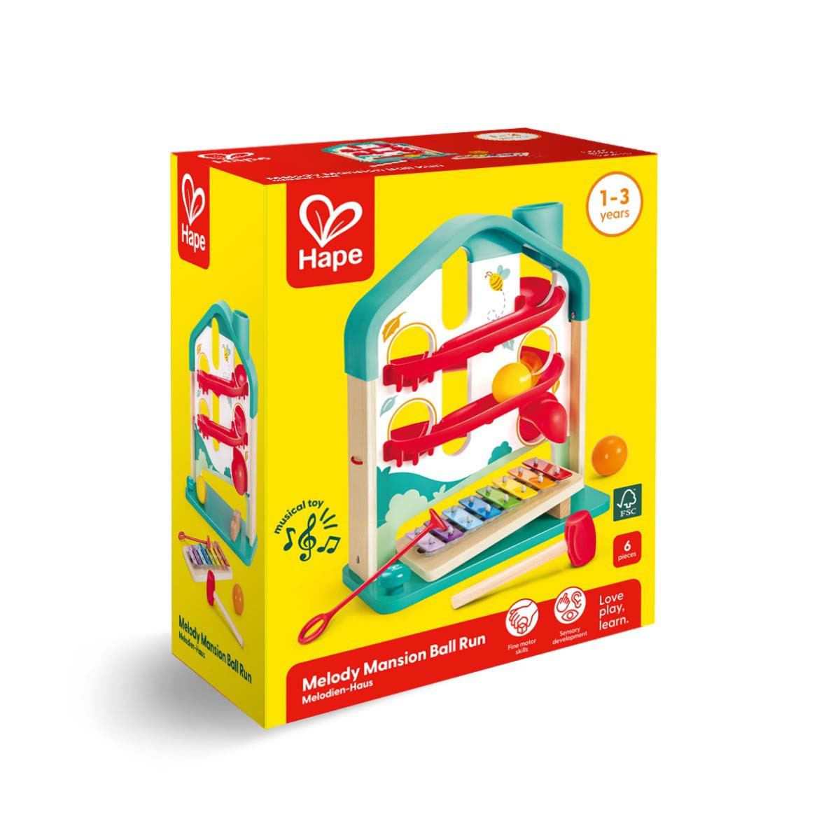 Circuito de Bolas Melody Mansion Hape