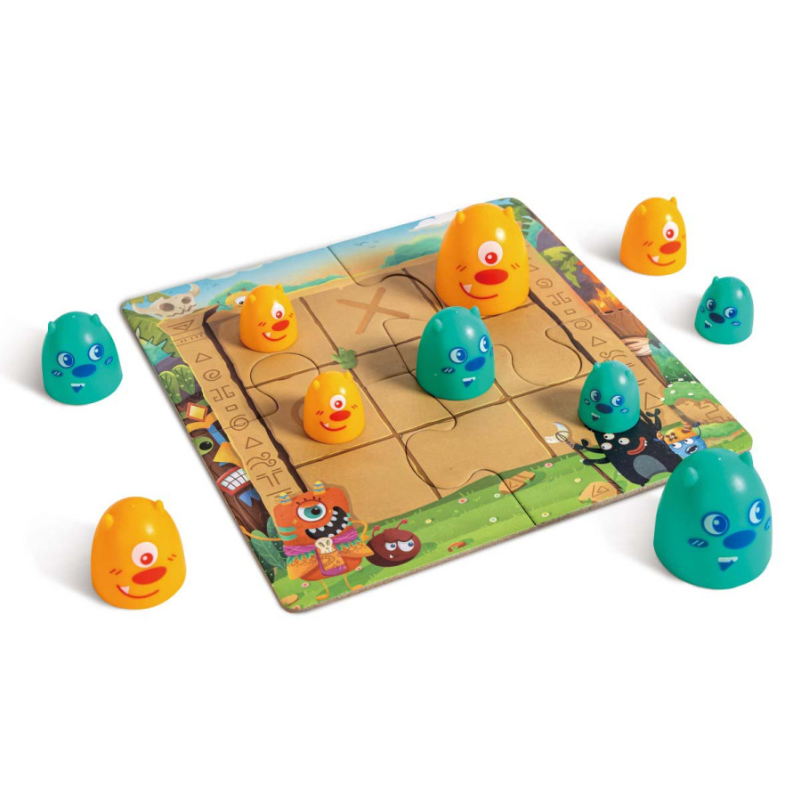 Juego de Mesa Tatetí de Monstruos Hape