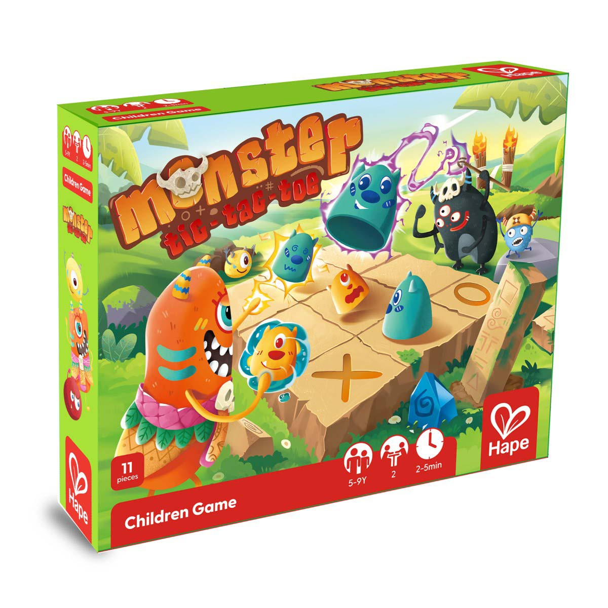Juego de Mesa Tatetí de Monstruos Hape