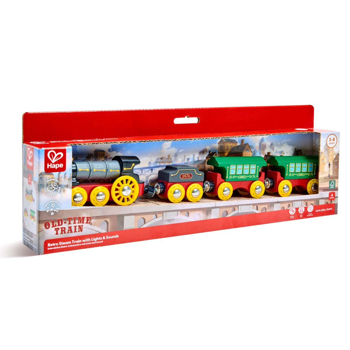 Tren Retro con Luz y Sonido Hape