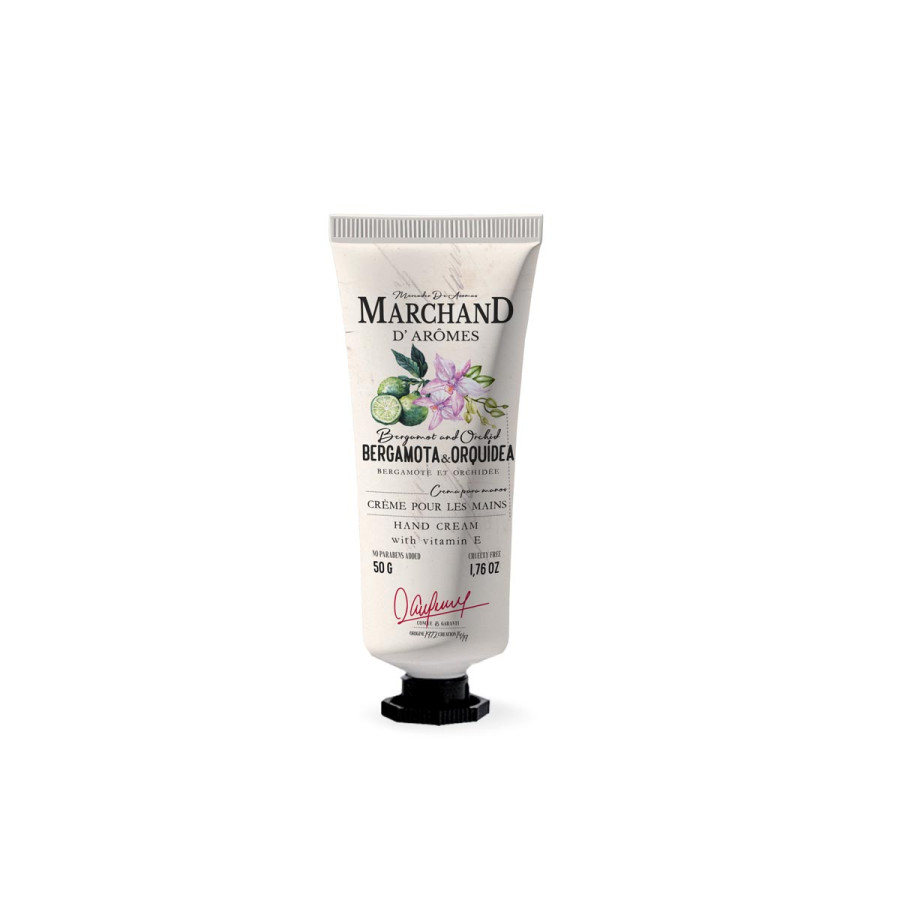Crema de Manos Flip Top Marchand D Aromes Bergamota y Orquídea 50 g