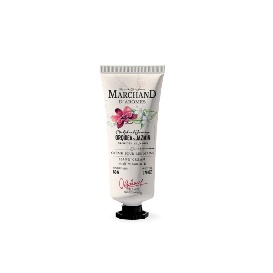 Crema de Manos Flip Top Marchand D Aromes Orquídea y Jazmín 50 g