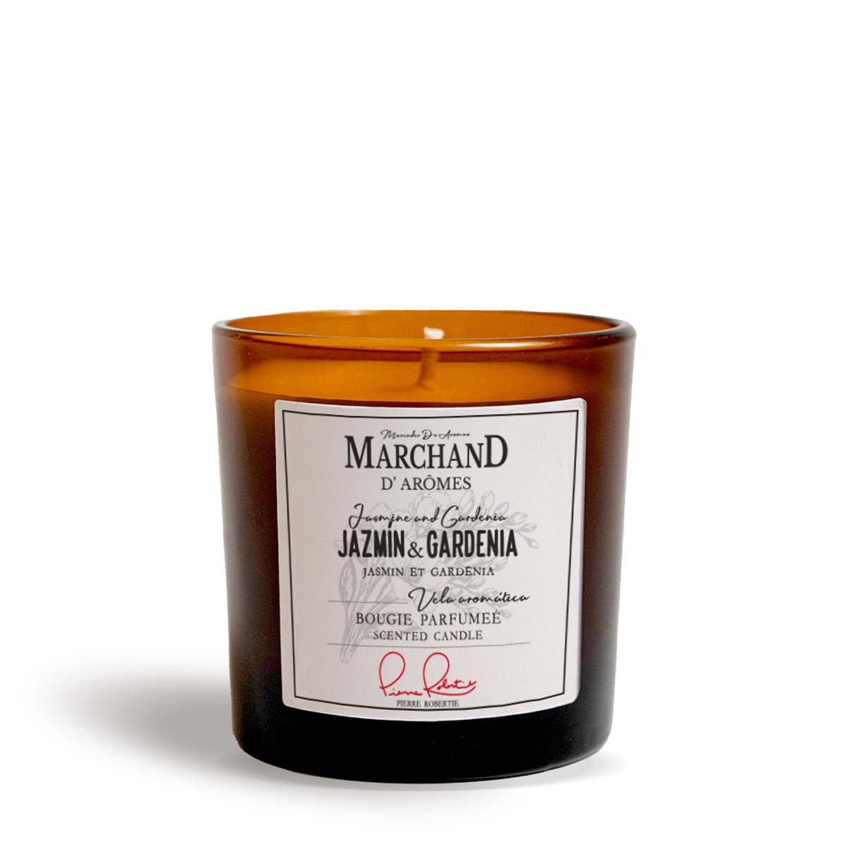 Vela Aromática Marchand D Aromes Jazmín y Gardenia 220 g