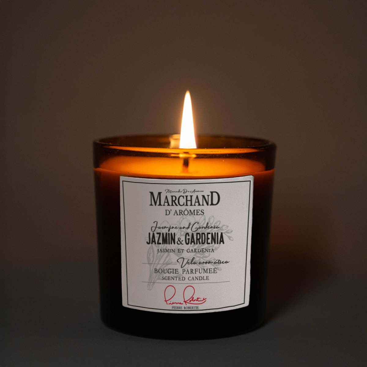 Vela Aromática Marchand D Aromes Jazmín y Gardenia 220 g