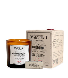Vela Aromática Marchand D Aromes Bergamota y Orquídea 220 g