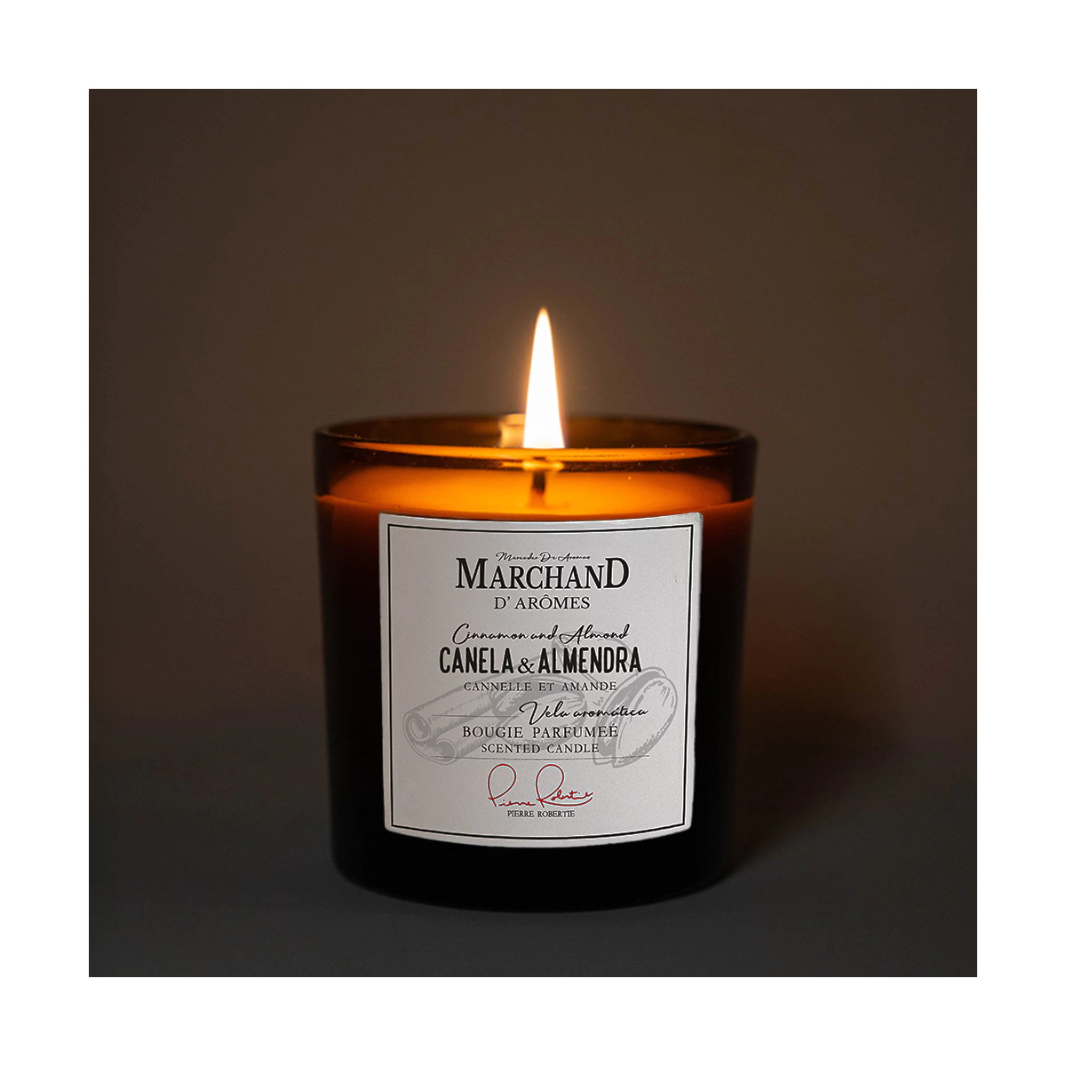 Vela Aromática Marchand D Aromes Canela y Almendra 220 g