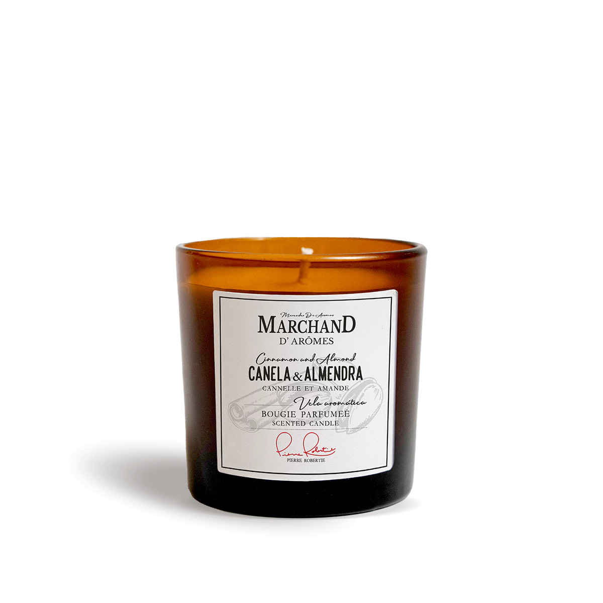 Vela Aromática Marchand D Aromes Canela y Almendra 220 g