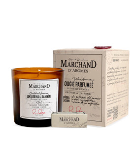 Vela Aromática Marchand D Aromes Orquídea y Jazmín 220 g