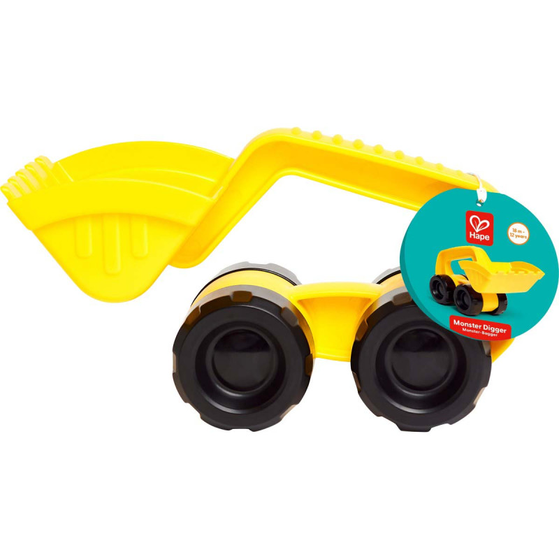 Excavadora Monster Truck de Juguete Hape