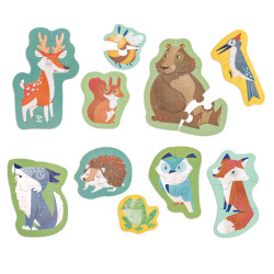 Rompecabezas de Amigos del Bosque Hape